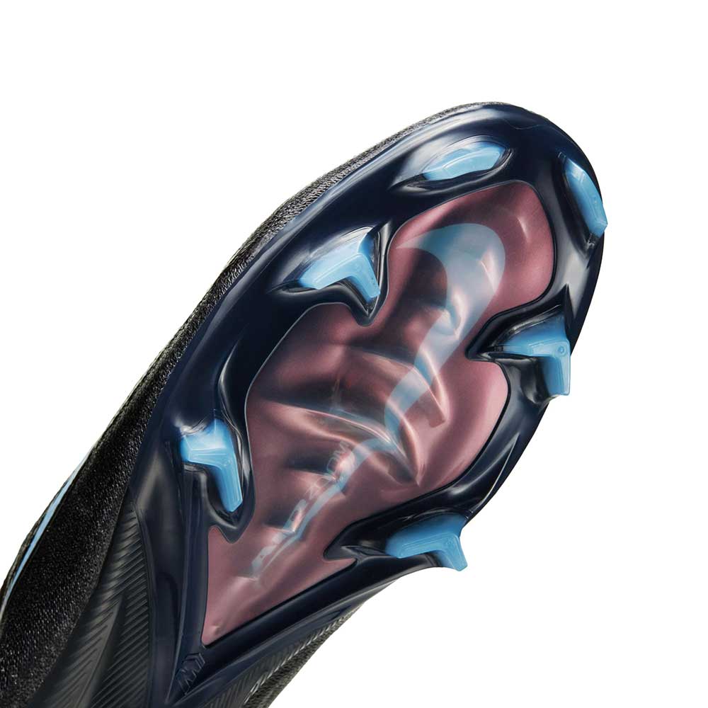 Zoom Vapor 16 Elite FG Soccer Cleat - Black/Ice Blue - Regular (D)