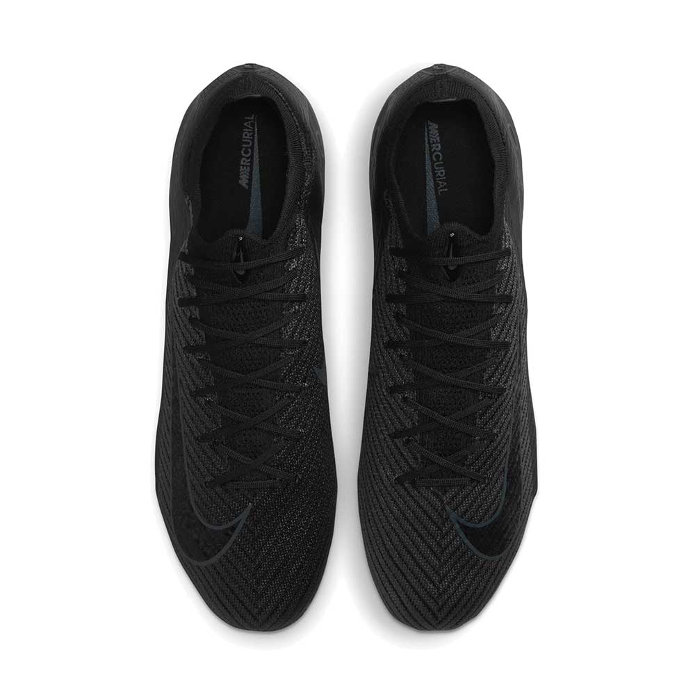 All Gender Mercurial Vapor 16 Elite FG Low-Top Soccer Cleats - Black/Black-Deep Jungle - Regular (D)