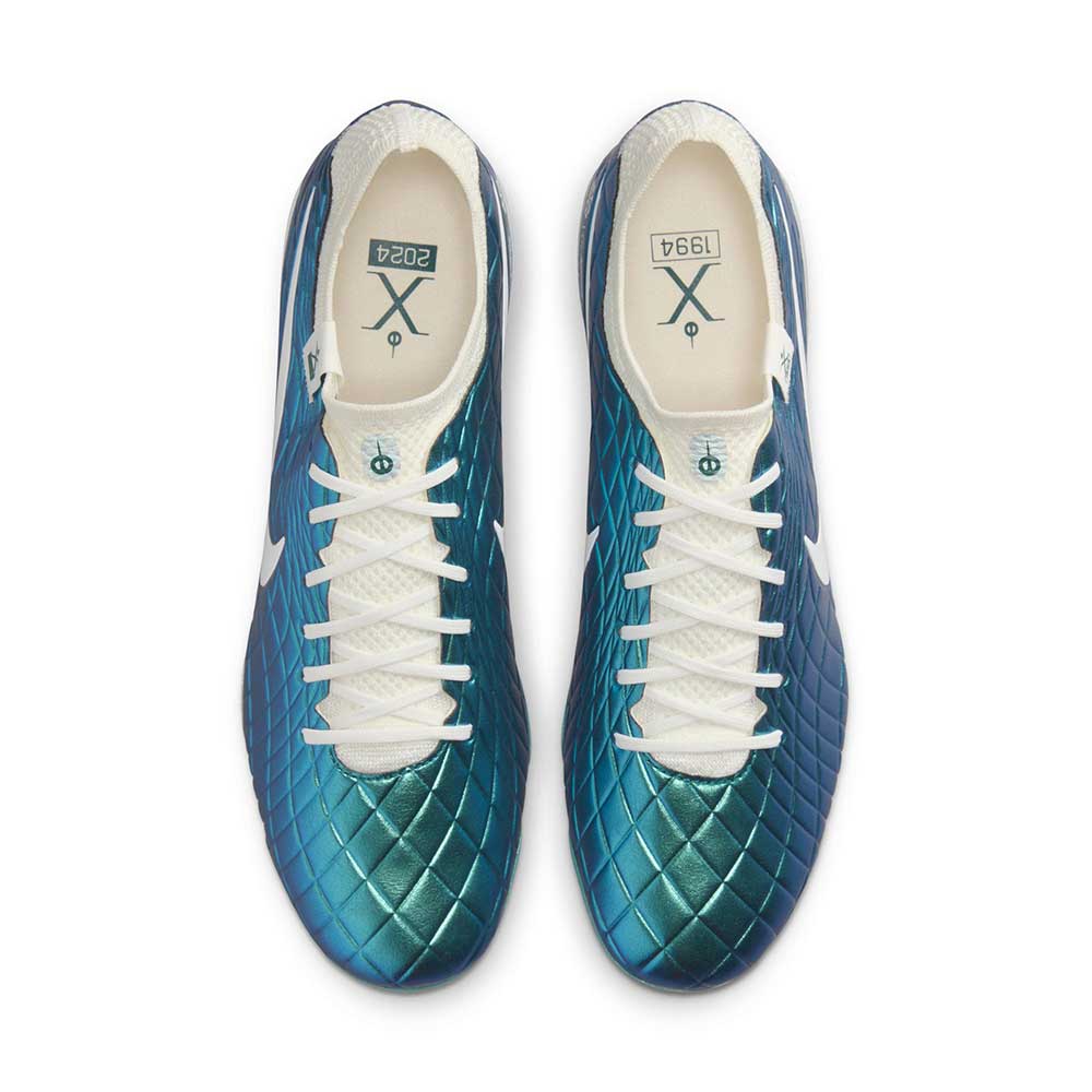 All Gender Legend 10 Elite FG 30 Soccer Shoe - Dark Atomic Teal/Sail - Regular (D)