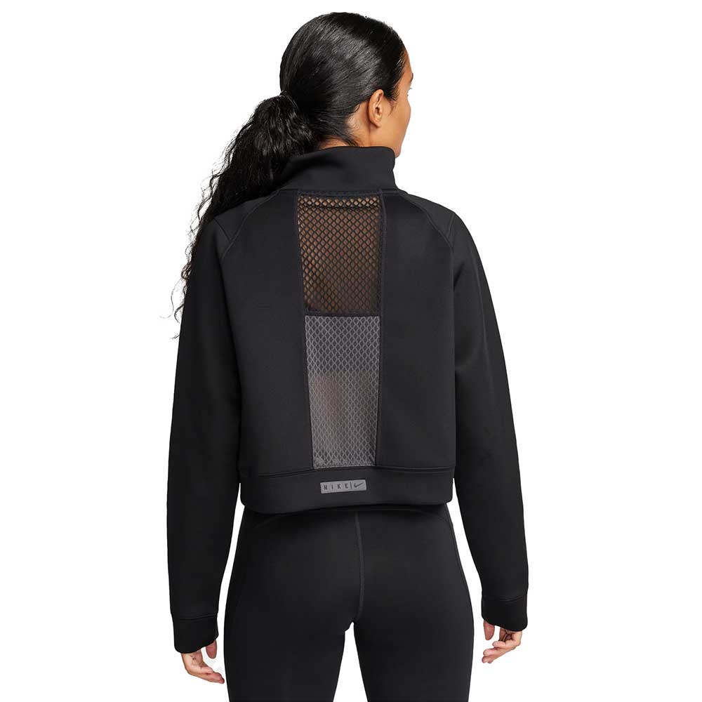 Women's Nike Pro Dri-FIT 1/2-Zip Training Top - Black/Anthracite