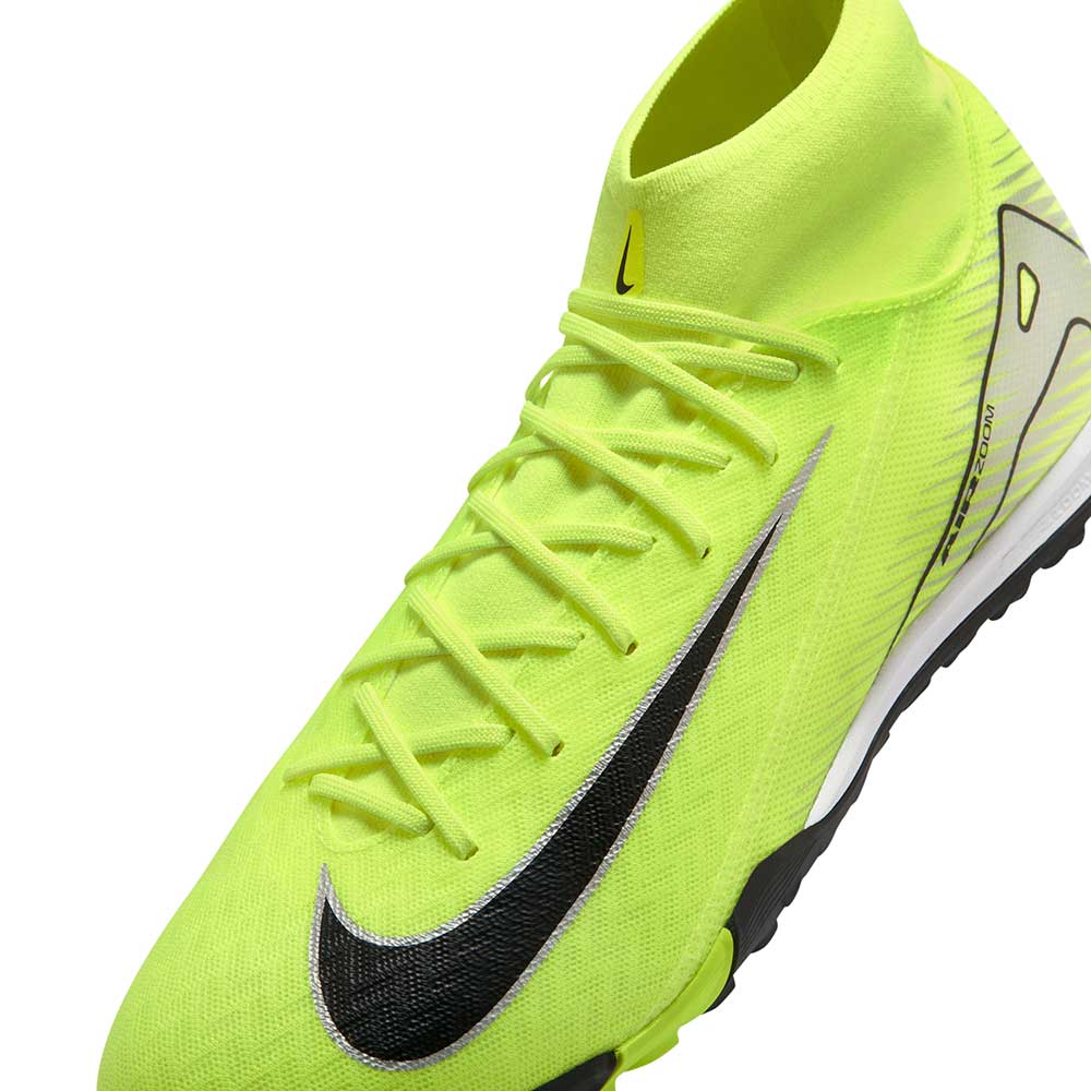 ZM Superfly Academy TF Turf Soccer Shoe - Volt/Black - Regular (D)