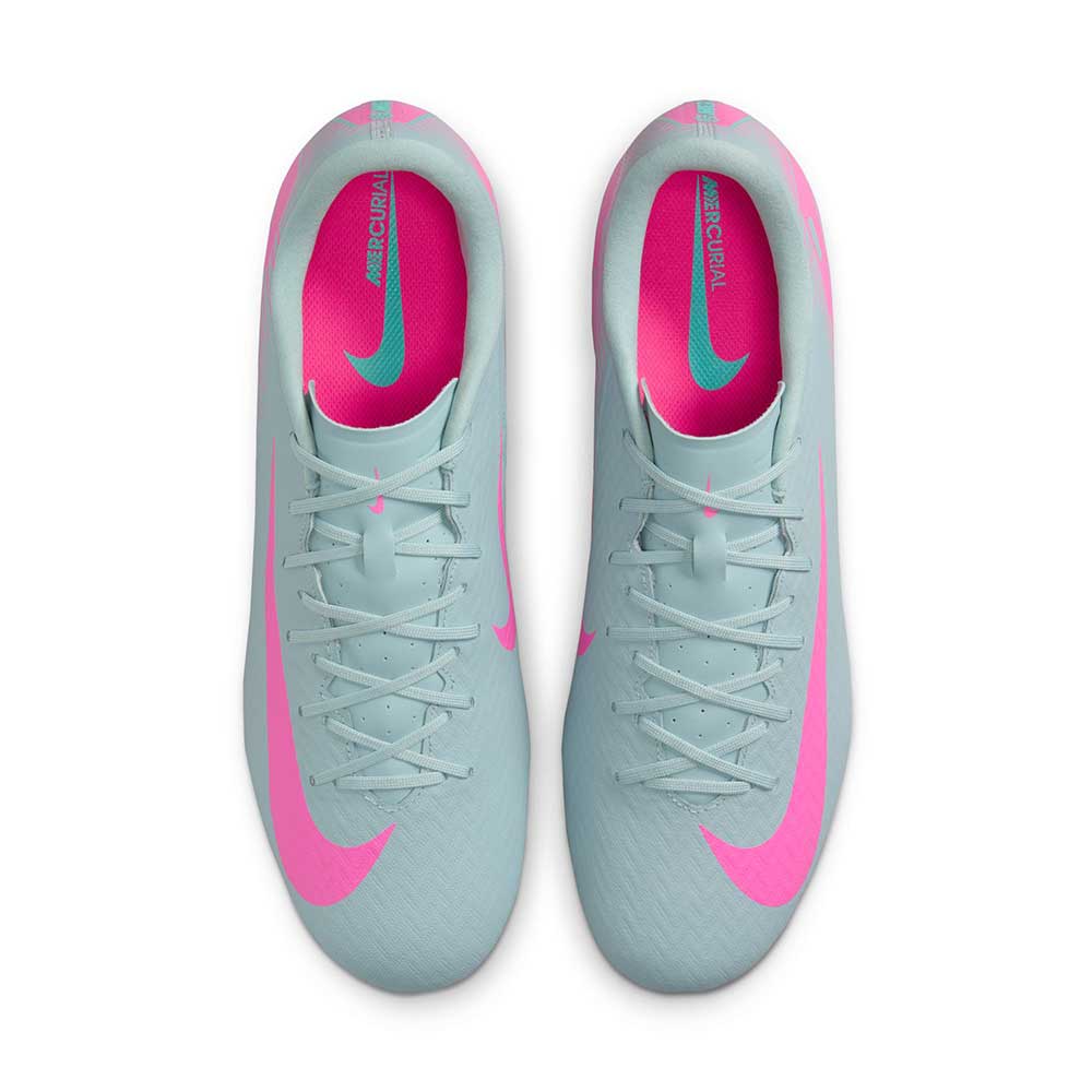 Nike Mercurial Vapor 16 Academy MG Low-Top Soccer Cleats - Ocean Cube/Pink Blast - Regular (D)