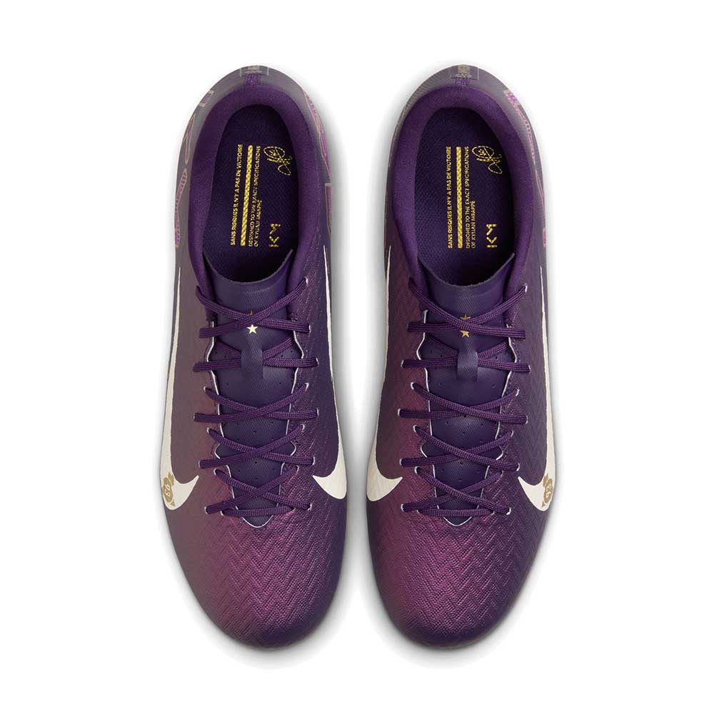 All Gender Zoom Vapor 16 Academy Mbappé FG/MG Soccer Cleat - Grand Purple/Pale Ivory