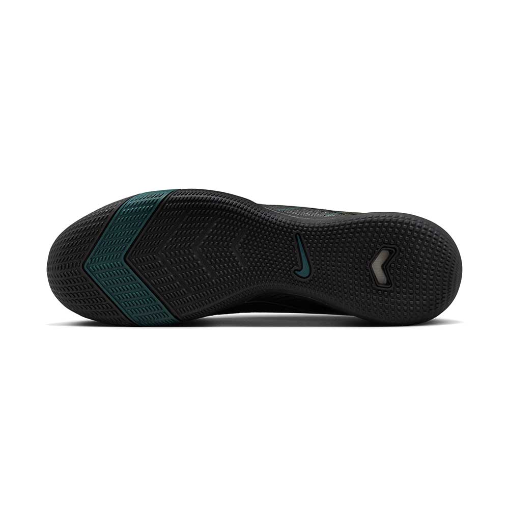 Zoom Vapor 16 Academy IC Soccer Shoe - Black/Black/Deep Jungle - Regular (D)