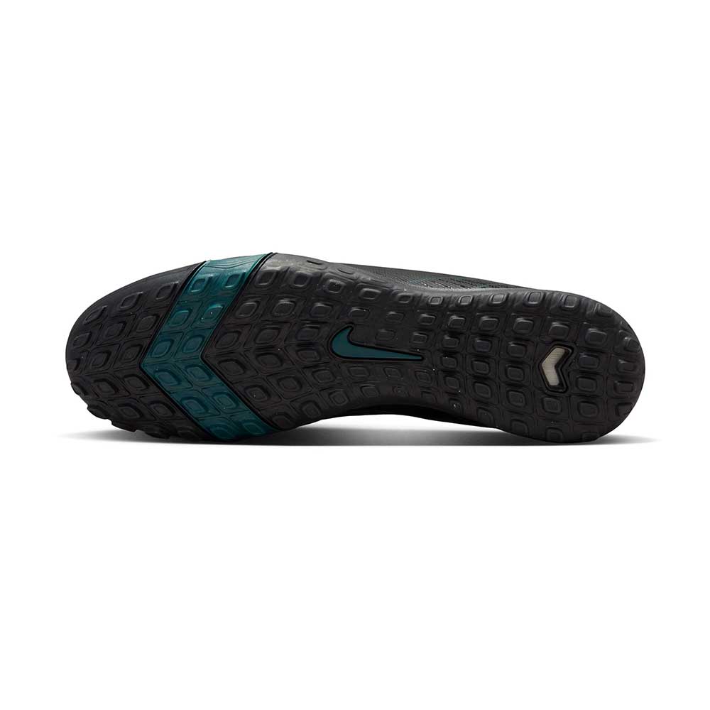 Zoom Vapor 16 Academy TF Soccer Turf Shoe - Black/Black-Deep Jungle - Regular (D)