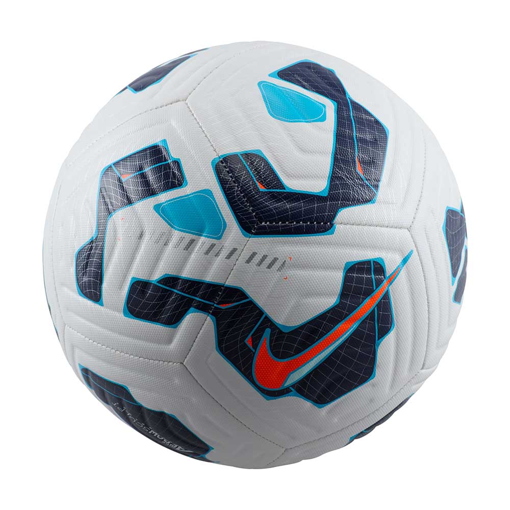 Nike Academy Soccer Ball - White/Blackened Blue/Hyper Crimson