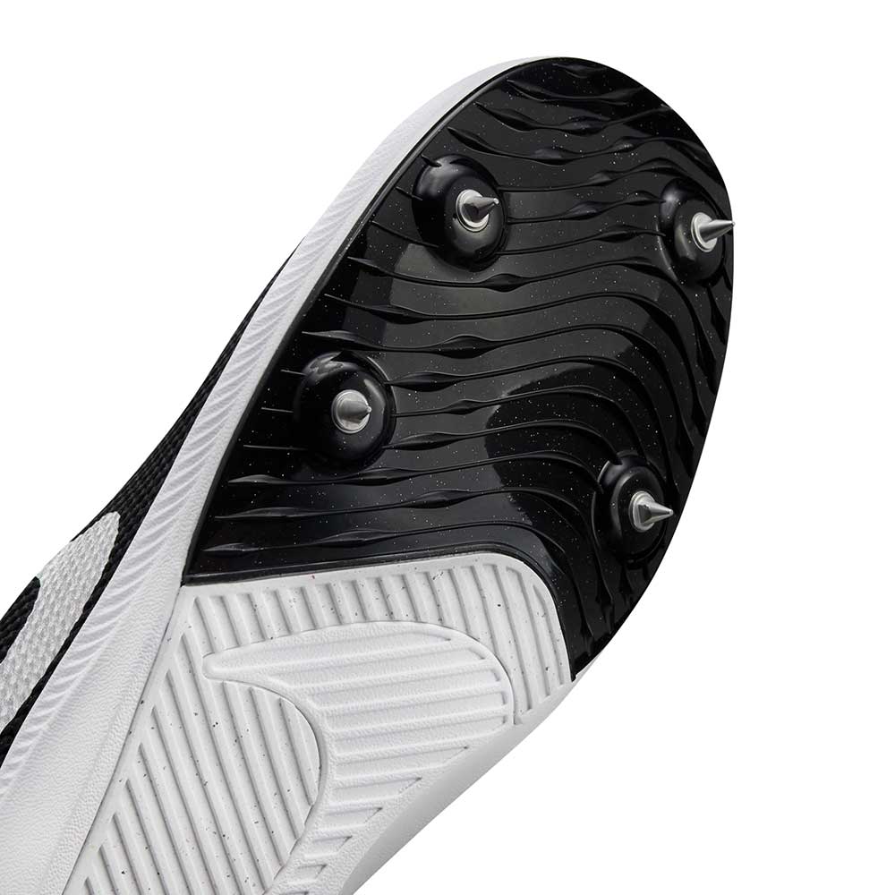 All Gender Nike Zoom Rival Track Spike- Black/Metallic Silver/Black