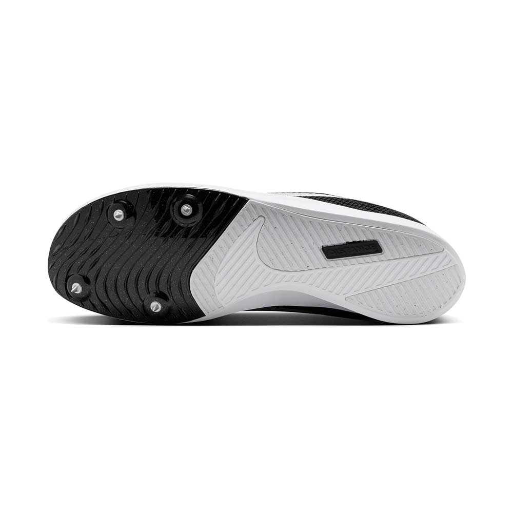 All Gender Nike Zoom Rival Track Spike- Black/Metallic Silver/Black
