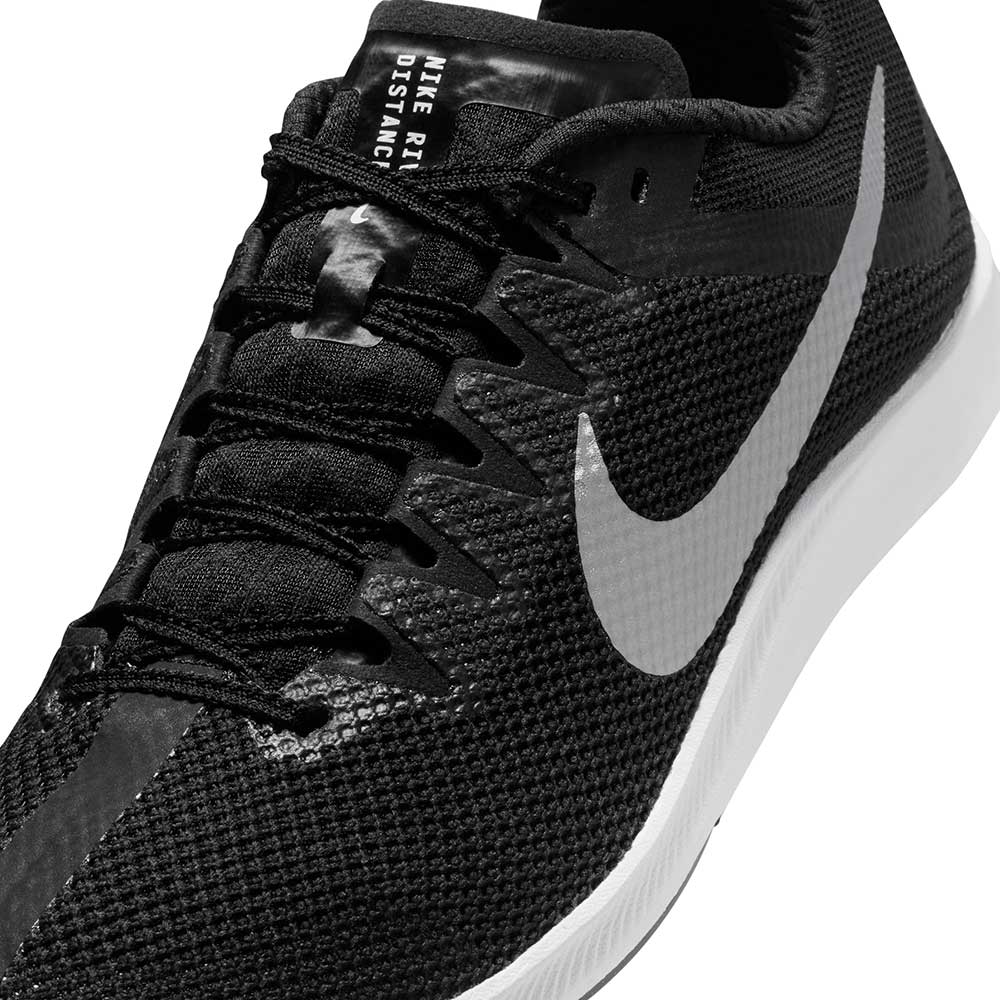 All Gender Nike Zoom Rival Track Spike- Black/Metallic Silver/Black