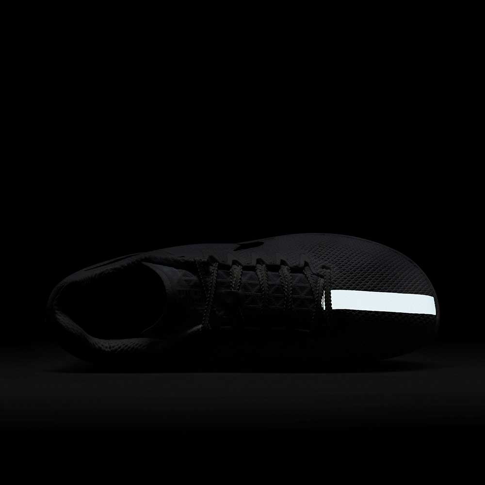 All Gender Nike Zoom Rival Distance- White/Black/Metallic Silver