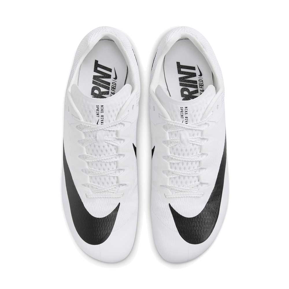 All Gender Nike Zoom Rival Sprint Track Spike - White/Black
