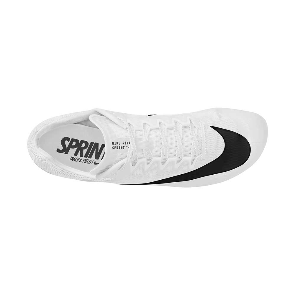 All Gender Nike Zoom Rival Sprint Track Spike - White/Black