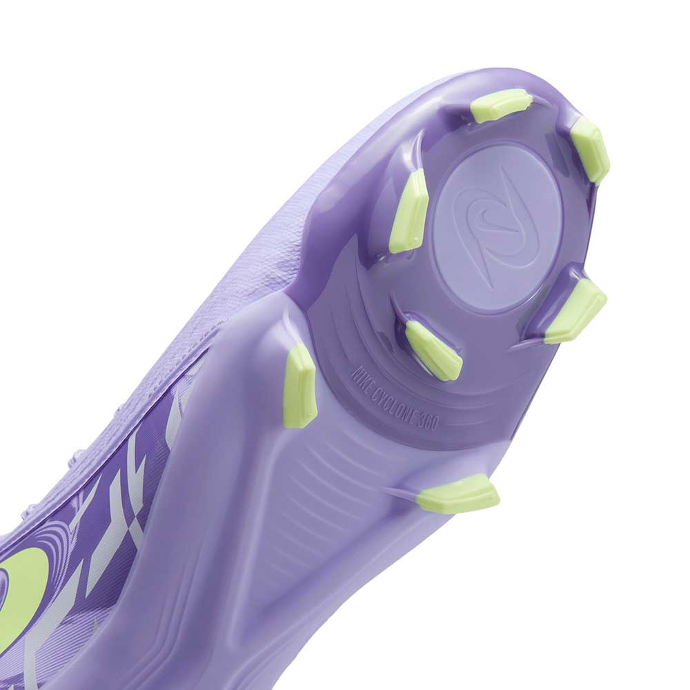 All Gender Phantom GX II Academy FG/MG Soccer Shoe - Purple Agate/Barely Volt - Regular (D)
