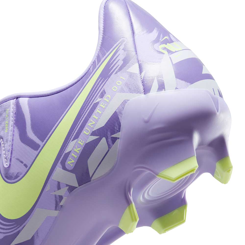 All Gender Phantom GX II Academy FG/MG Soccer Shoe - Purple Agate/Barely Volt - Regular (D)