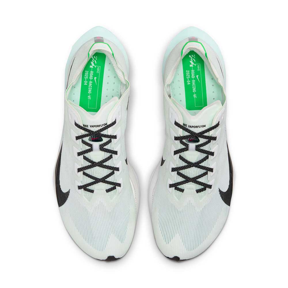 Women's Nike Vaporfly 4 Running Shoe - White/Black/Hyper Pink/Mint Foam - Regular (B)