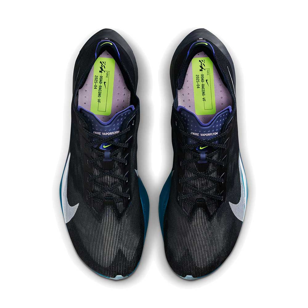Men's Nike Vaporfly 4 Running Shoe - Obsidian/White/Persian Violet - Regular (D)