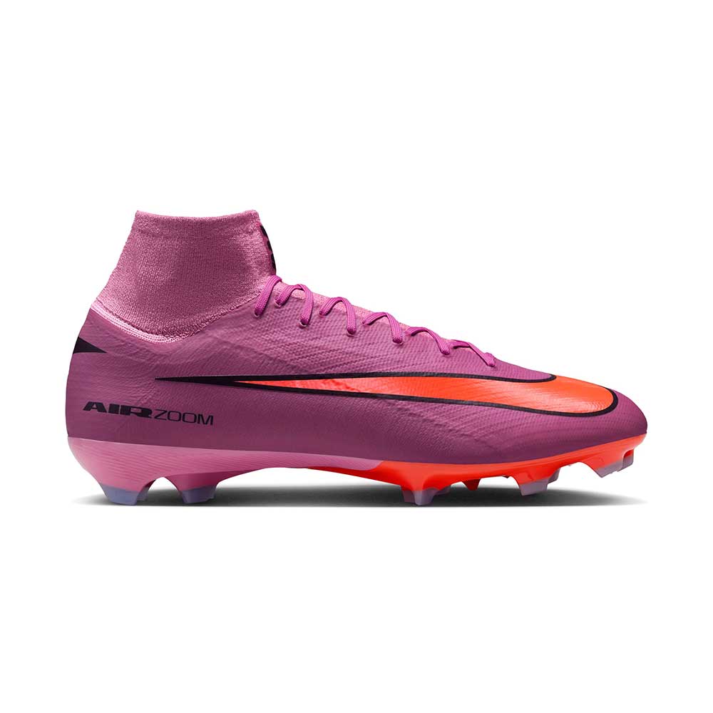 Superfly 10 Pro FG Soccer Shoe - Magic Flamingo/Black/Total Crimson - Regular (D)