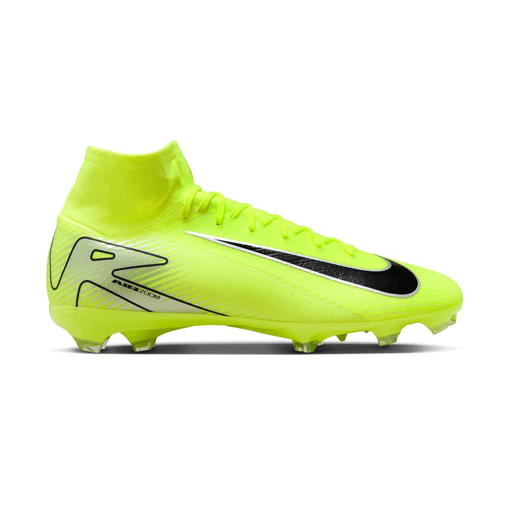 ZM Superfly 10 Pro FG Soccer Shoe Volt/Black Regular (D)