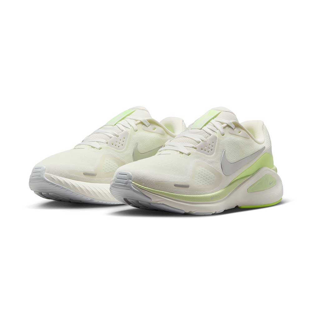 W Nike Structure 26 (B) - Summit White/Chrome/Barely Volt/Sail