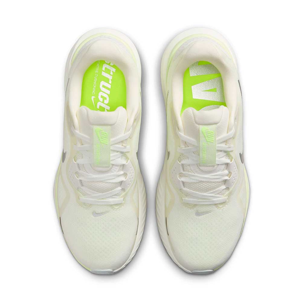 W Nike Structure 26 (B) - Summit White/Chrome/Barely Volt/Sail