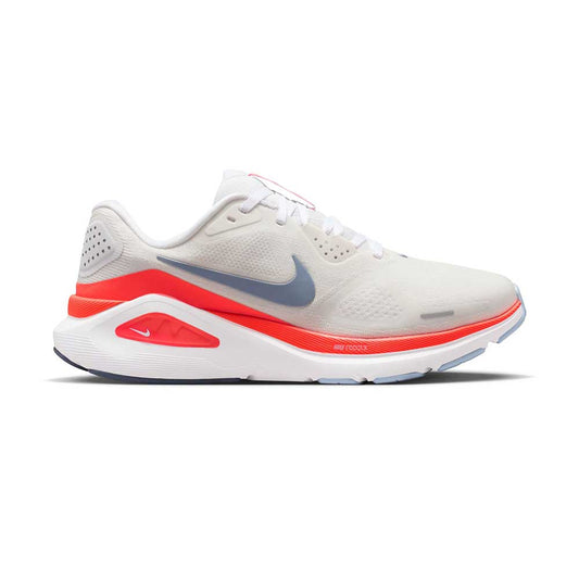 Women's Nike Structure 26 - White/Ashen Slate/Hot Lava/Hydrogen Blue - Regular (B)