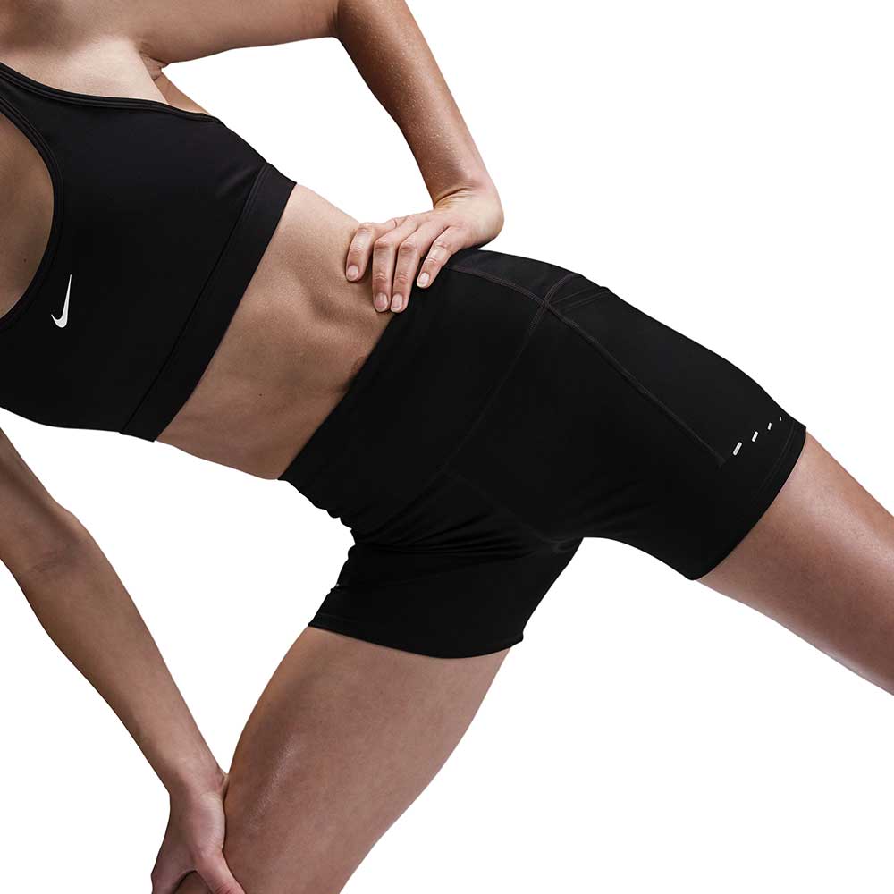 Women's Nike Dri-FIT Swift High-Rise 4" Short - Black