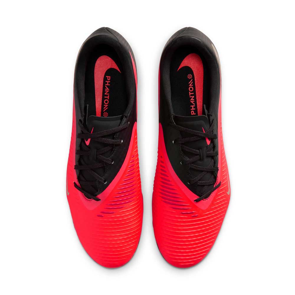 Phantom 6 Low Academy FG/MG Soccer Cleat - Bright Crimson/Black/Bright Crimson - Regular (D)