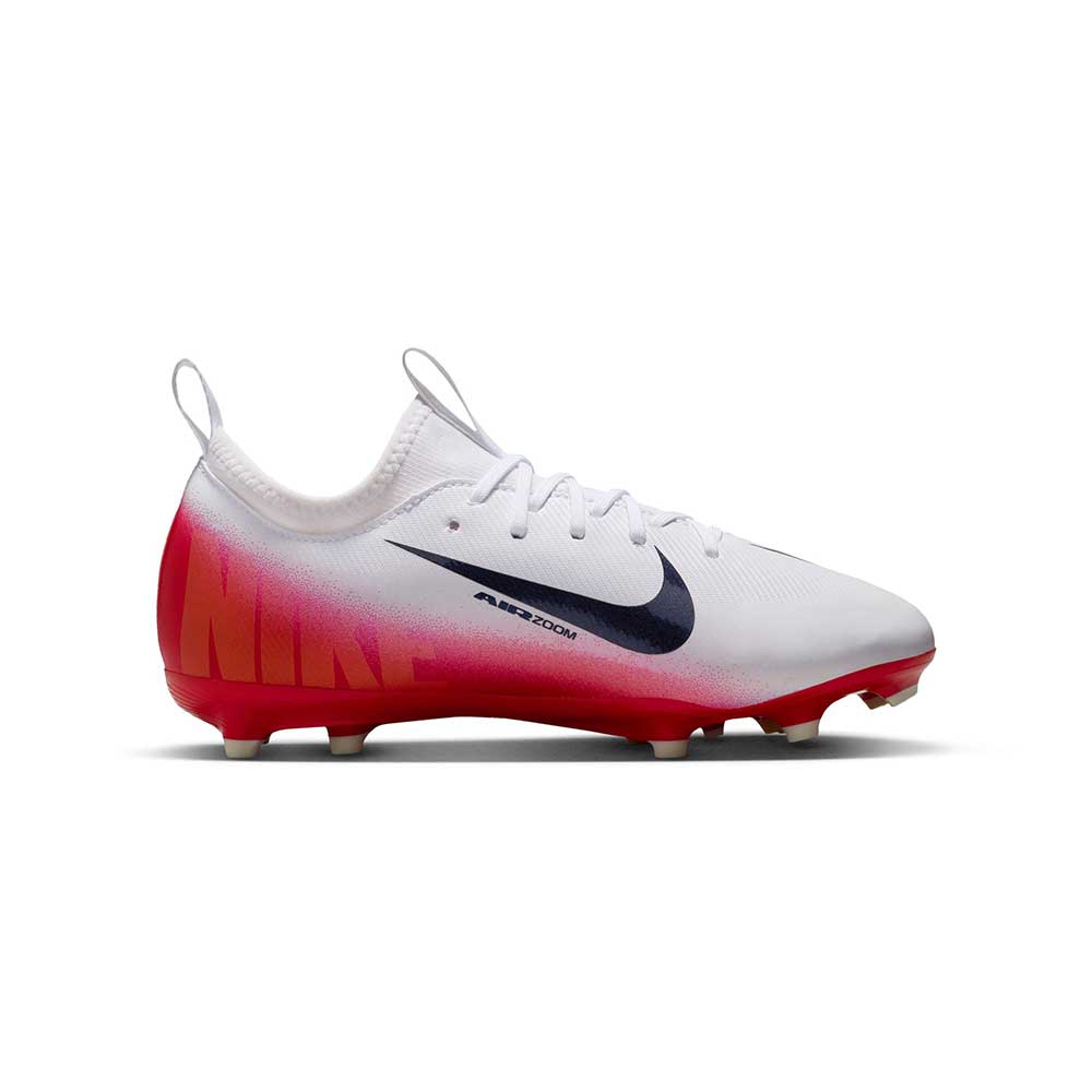 Youth ZM Vapor 16 Academy LV8 FG/MG Soccer Cleats - University Red/Dark Obsidian