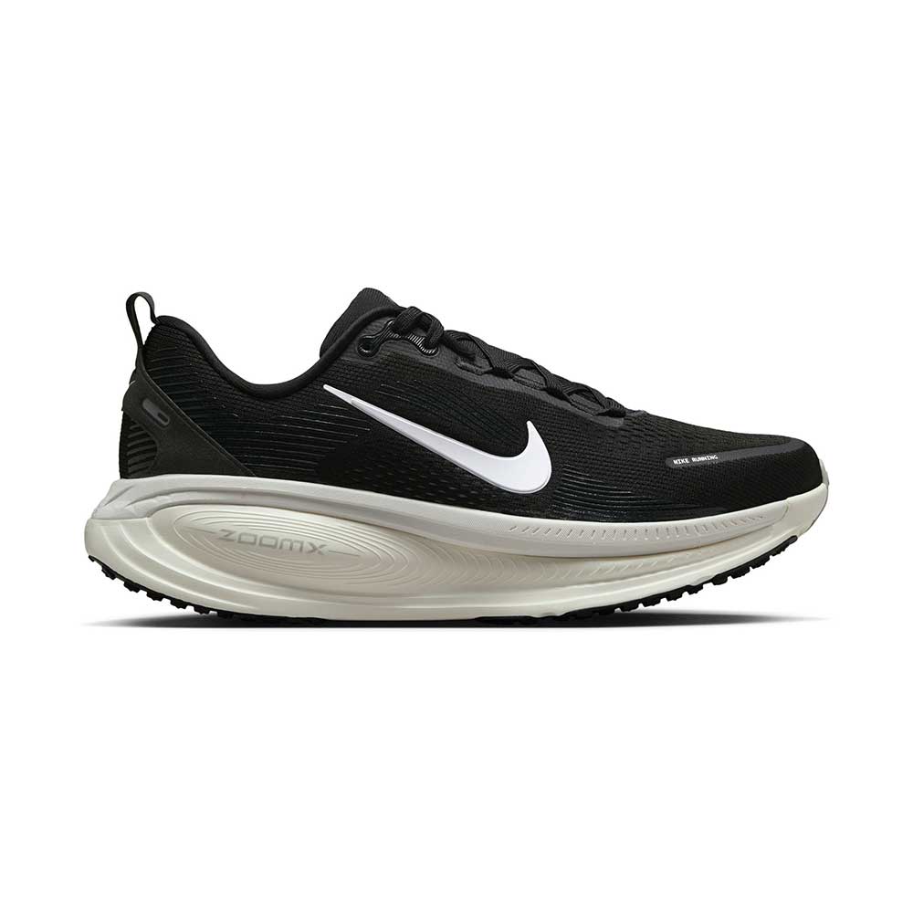 Men's Nike Vomero 18 Running Shoe - Black/Summit White/Coconut Milk - Regular (D)
