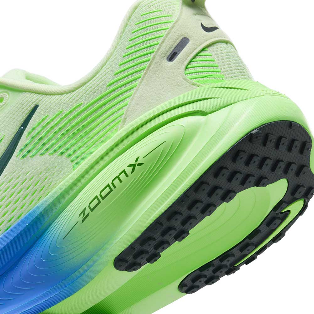 Men's Nike Vomero 18 Running Shoe - White/Black Spruce/Volt Tint/Sapphire - Regular (D)