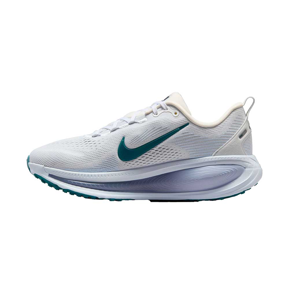 Women's Nike Vomero 18 Running Shoe - Summit White/Geode Teal/Blue Tint - Regular (B)