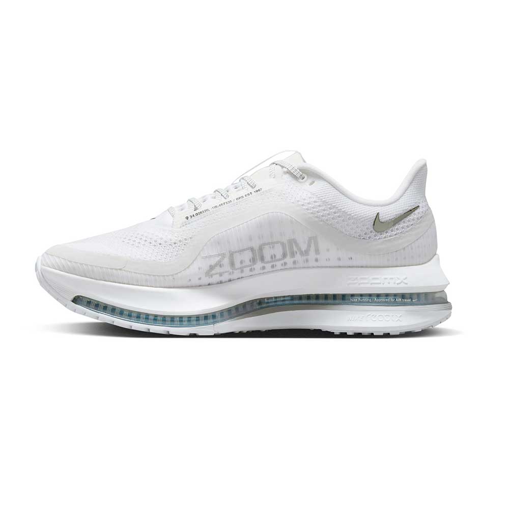 Men's Pegasus Premium Running Shoe - White/Metallic Silver/Metallic Silver - Regular (D)