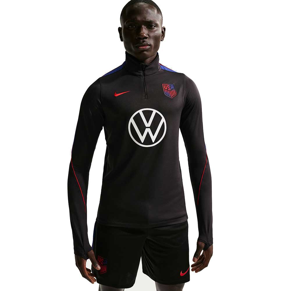 Men's USMNT 2026 DF Strike Drill Top - Black/Black/Challenge Red