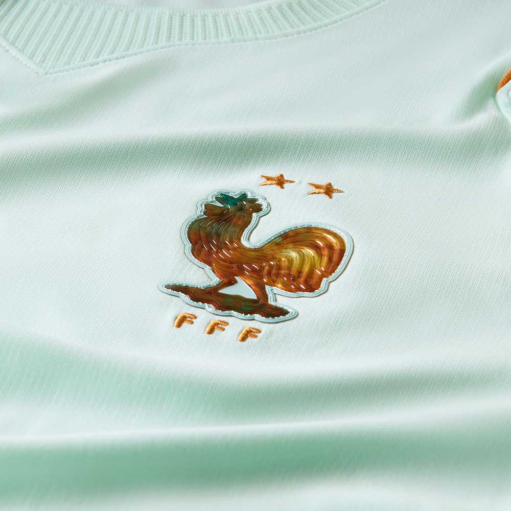 France DF Away Stadium Jersey - Igloo/Monarch