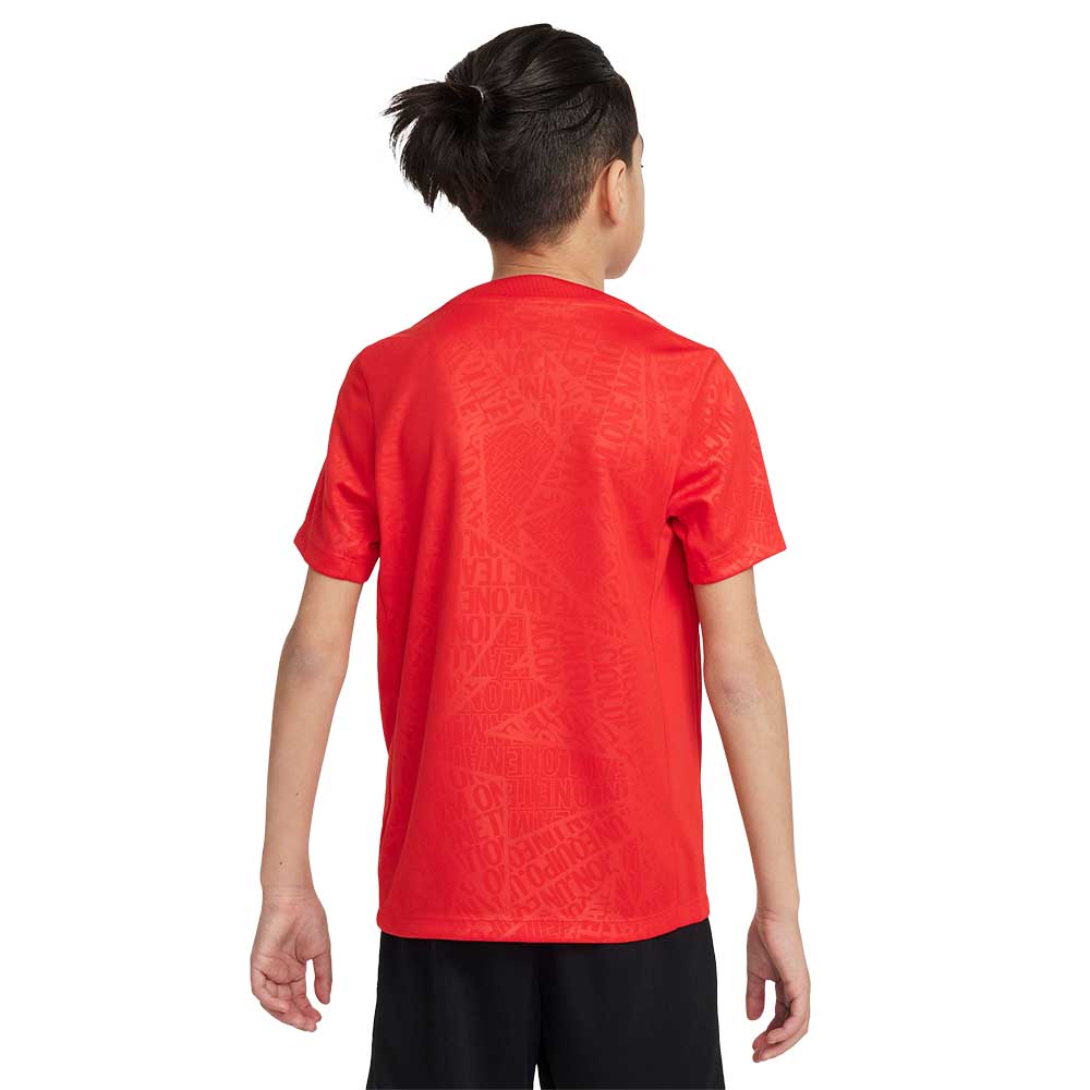 Youth USA DF Academy SS PM Top - Challenge Red/White