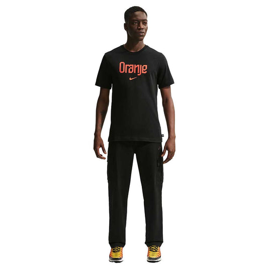 KNVB Wordmark Tee - Black