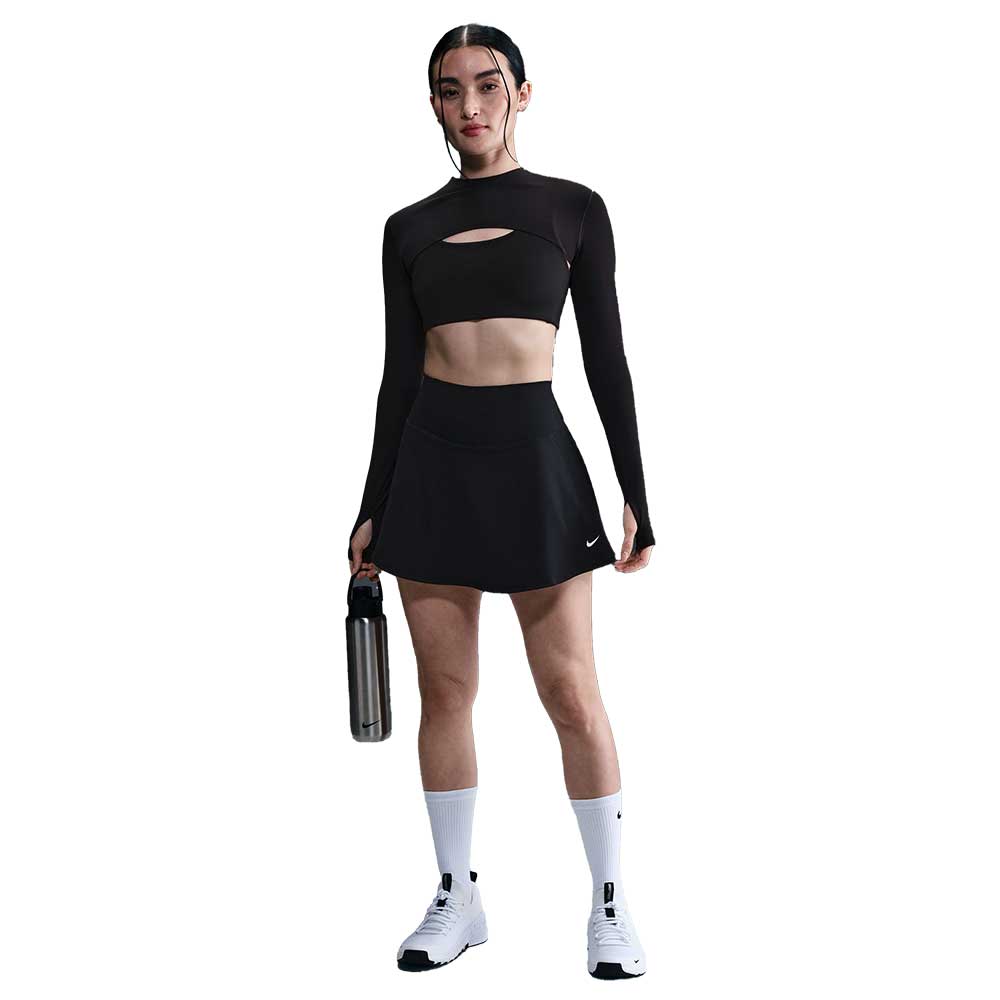 Women's Nike One Dri-FIT High-Rise Skirt - Black – Gazelle Sports