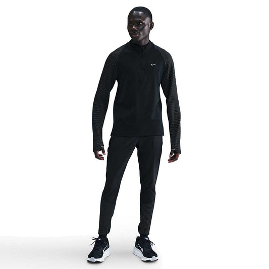 Men's Nike Dri-FIT Reflective 1/2 Zip - Black