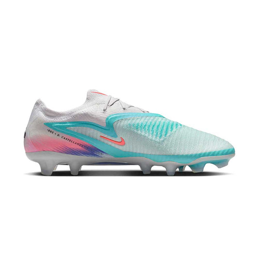 Phantom 6 Elite Low FG NU2 Soccer Cleat - Pistachio Frost/Hyper Orange - Regular (D)