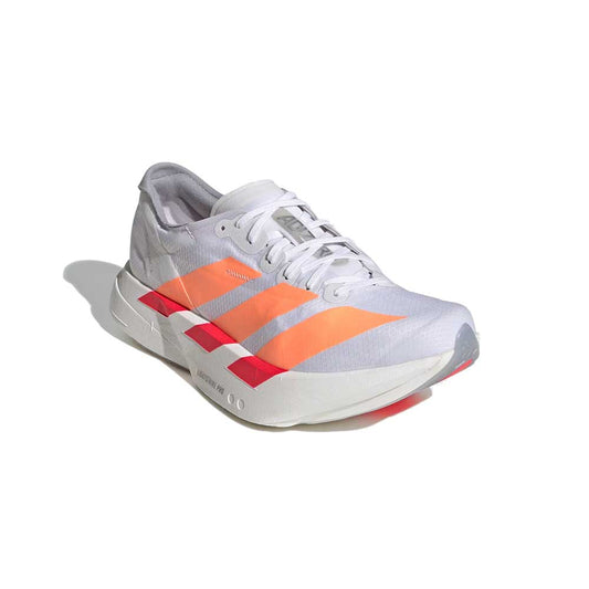 Women's Adizero Adios Pro 4 Running Shoe - Footwear White/Beam Orange/Lucid Red - Regular (B)