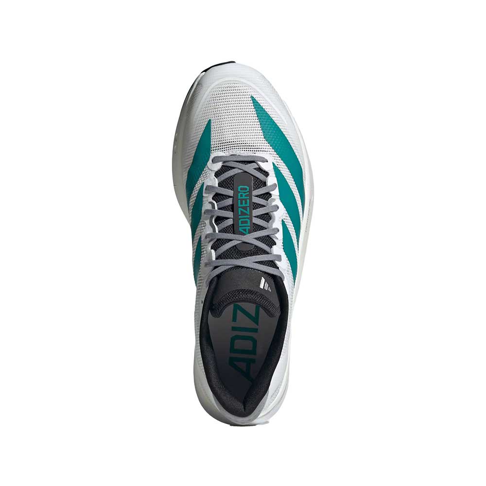 Men's Boston 13 Running Shoe - Ftwr White/Pure Teal/Grey - Regular (D)