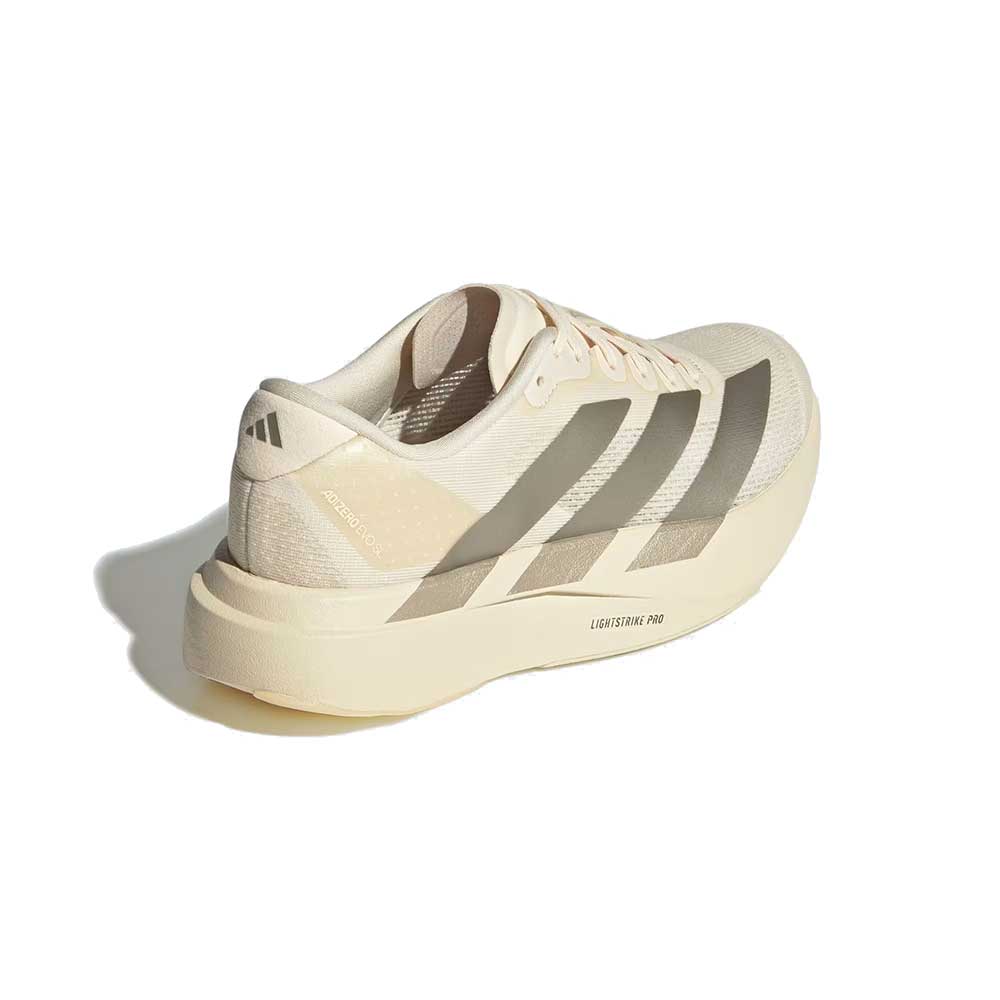 Women's Adizero Evo SL Running Shoe - Wonder White/Cyber Metallic/Warm Vanilla - Regular (B)