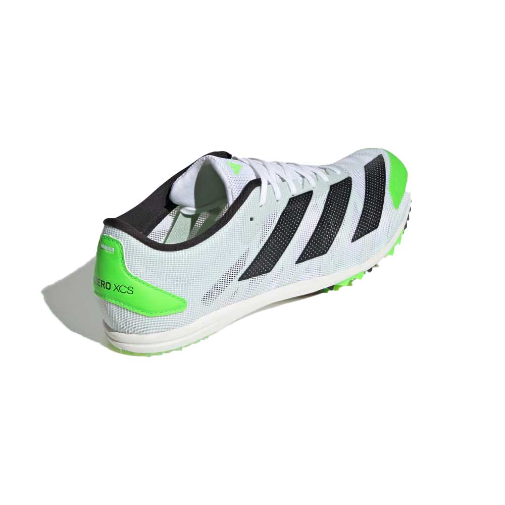 Unisex AdiZERO XC Spikes - Cloud White/Night Metallic/Solar Green - Regular (D)