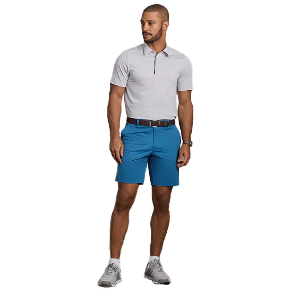 Men's Approach Tech Polo - Sleet Gray Seersucker