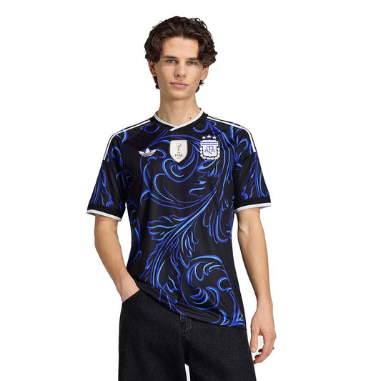 Argentina Away Jersey - Black/Lucid Blue/Blue Burst