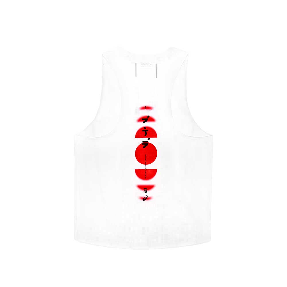 Men's ASICS X Bandit Vento Performance Singlet - White