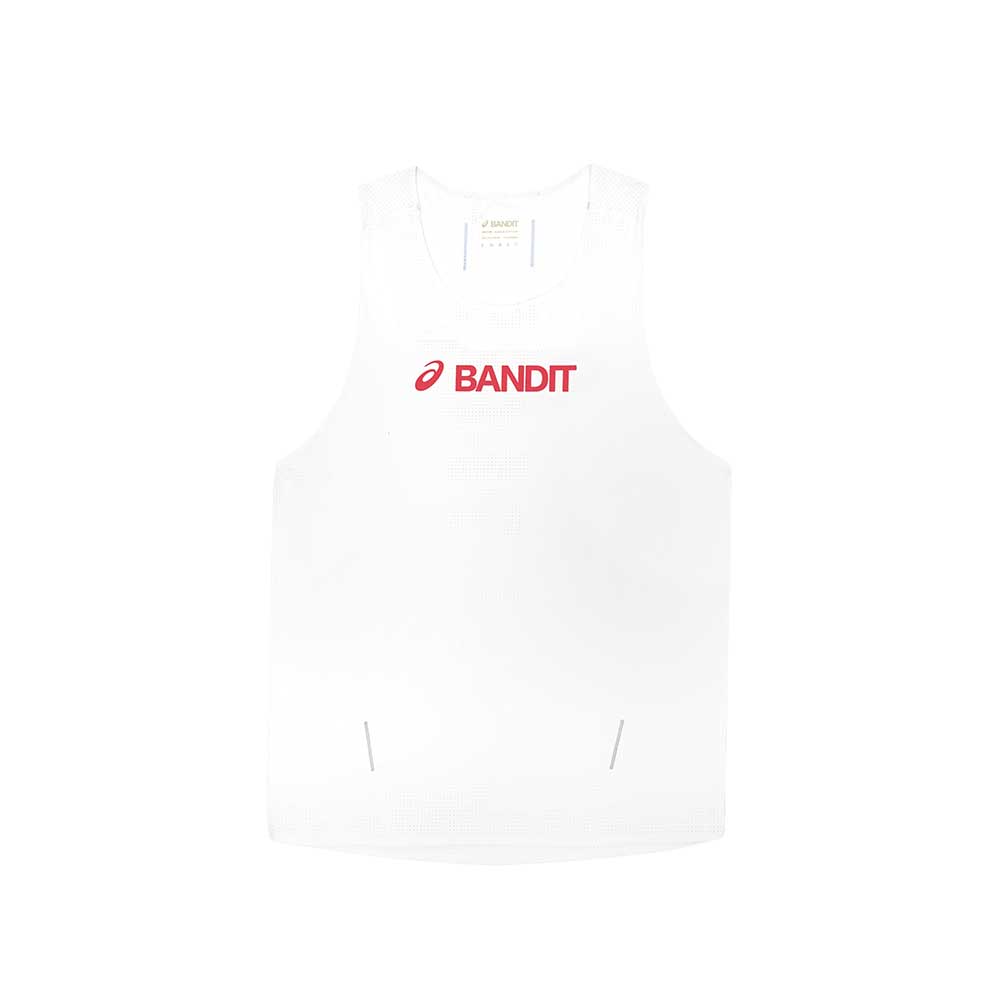 Men's ASICS X Bandit Vento Performance Singlet - White