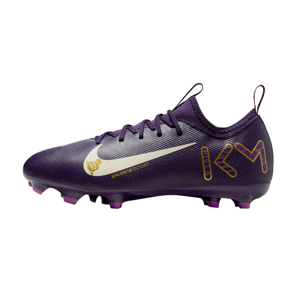 JR Zoom Vapor 16 Academy Mbappe FG/MG Soccer Shoe Grand Purple