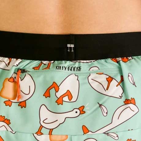 Men's Silly Goose 5" Drawstring Running Shorts - Silly Goose
