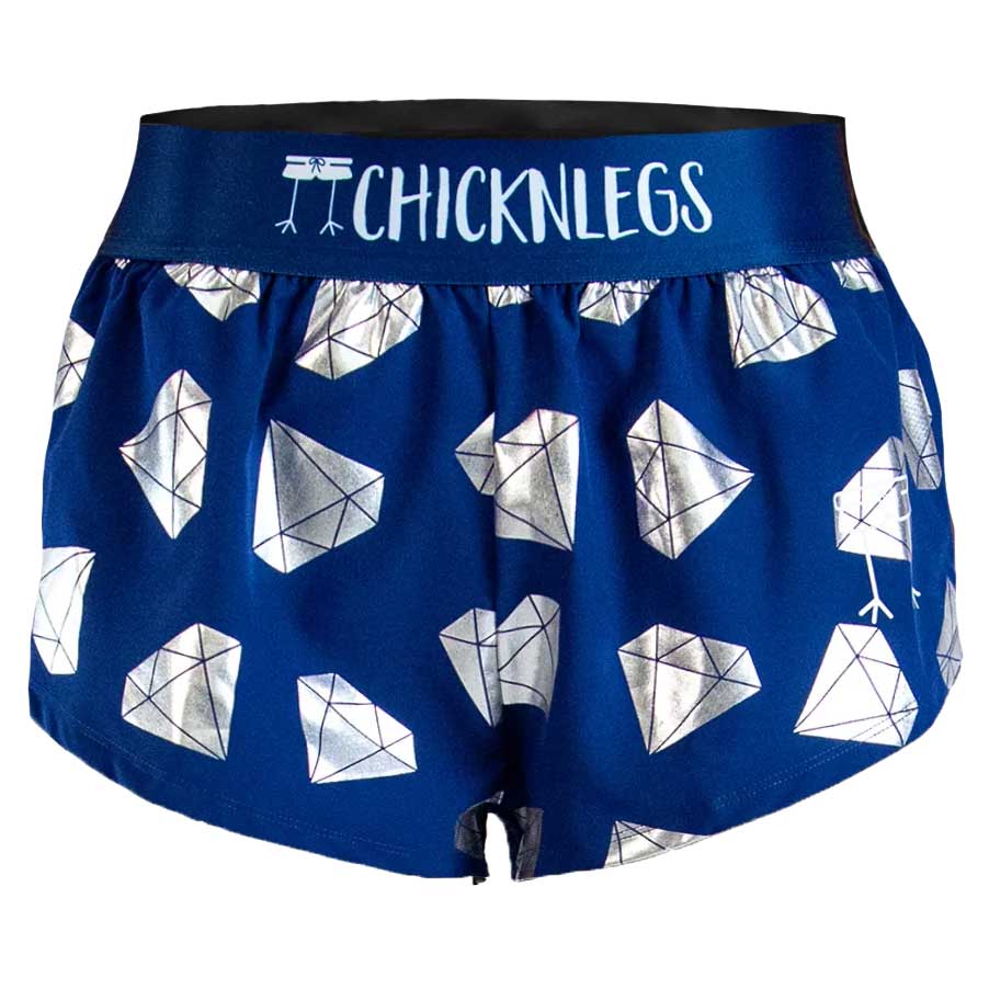 Women's Diamonds 1.5" Split Short - Diamonds
